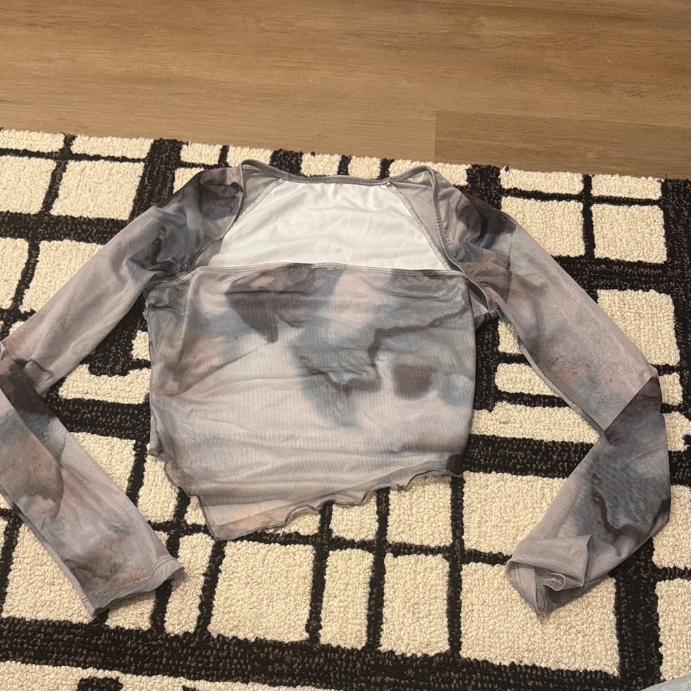 Women's Tie-Dye Long Sleeve Top